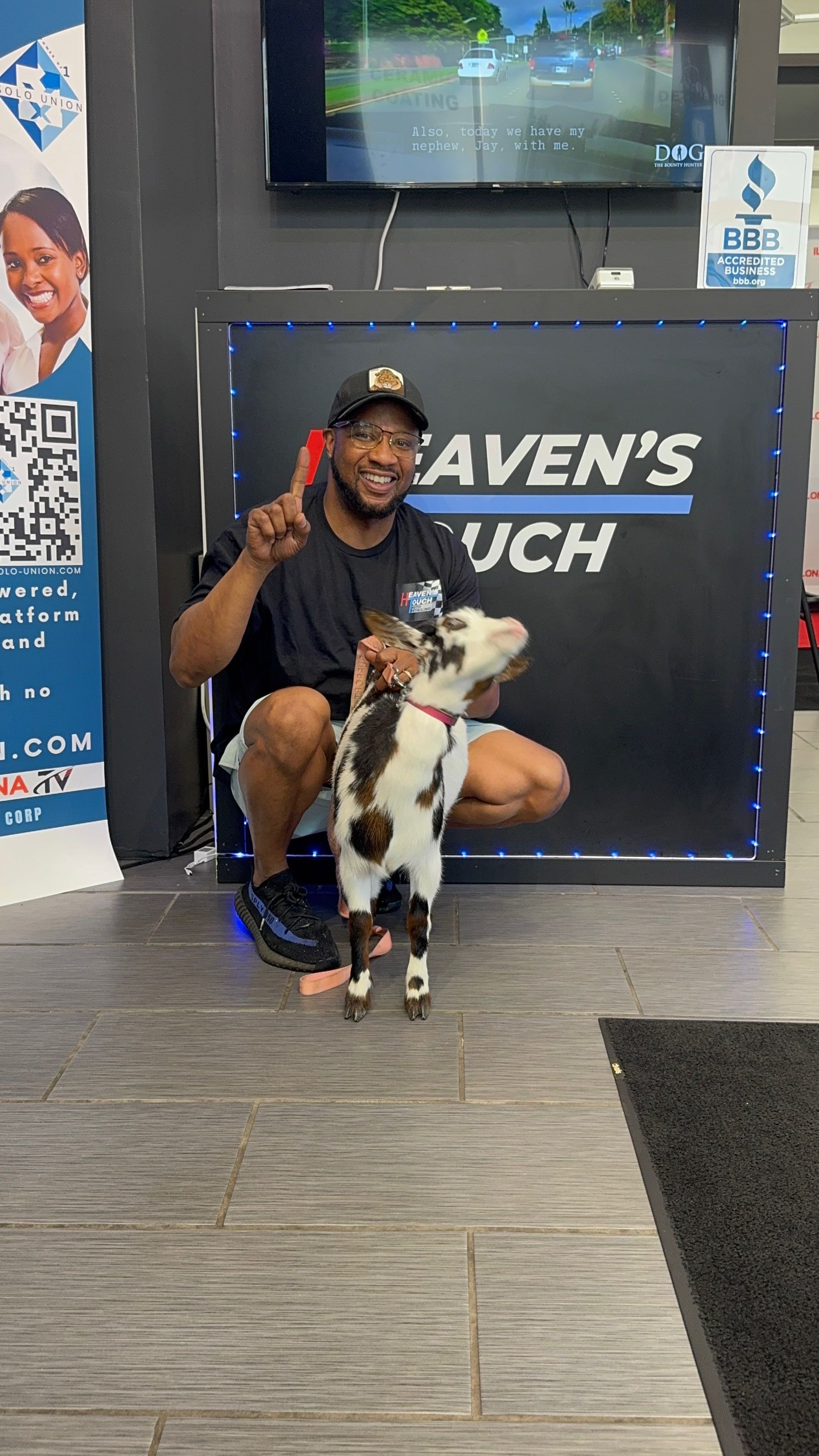 Heaven's Touch Owner with Adorable Puppy